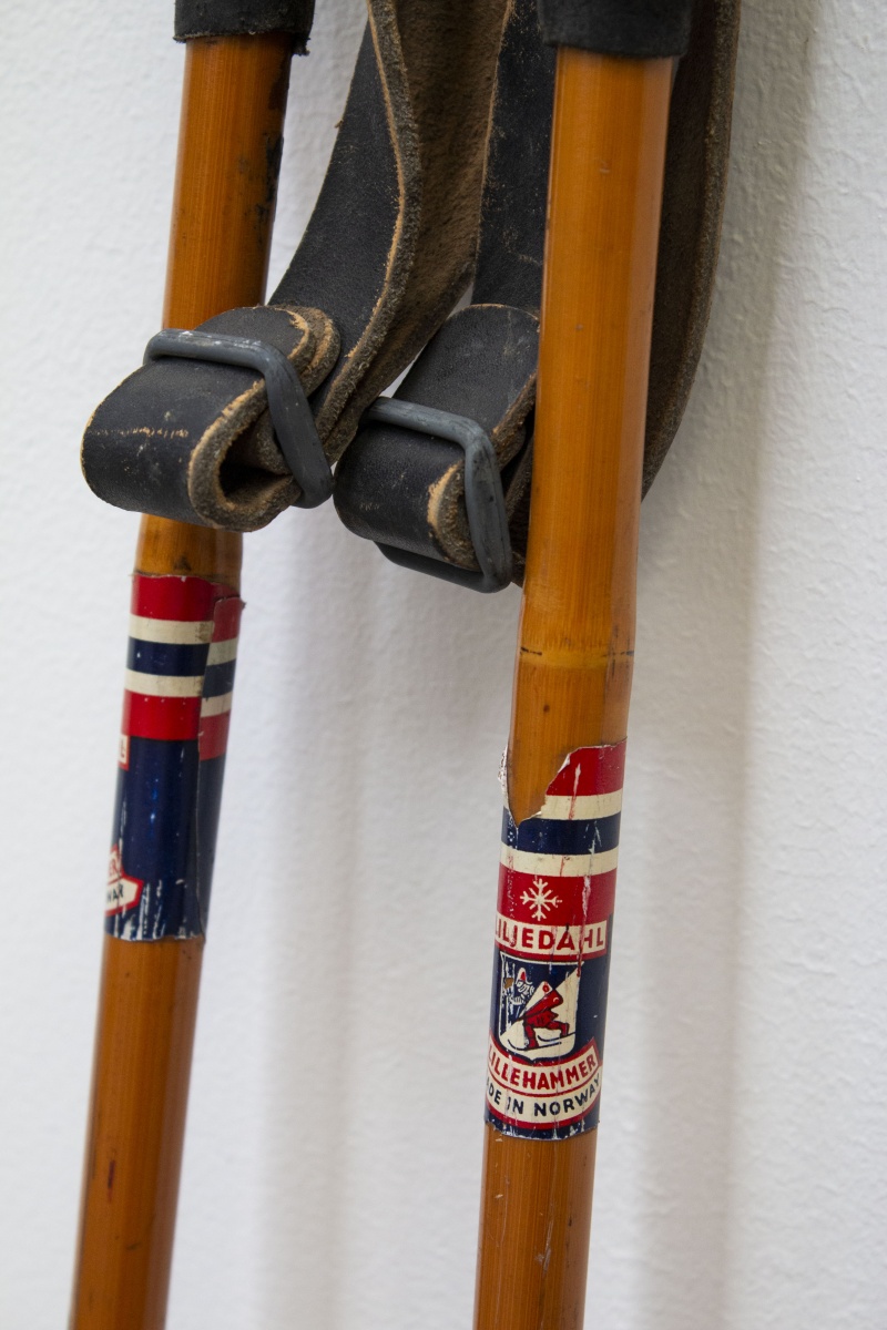 Liljedahl 130 cm bamboo ski poles - Catanai